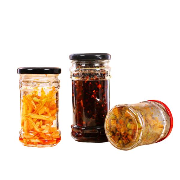 Cheap 280ml BPA Free Glass Jam Jar Canning Mason Jars With Regular Lid Machine Made for sale