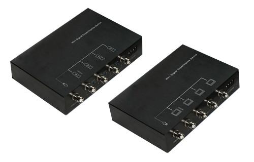 Cheap 4 to 1 Video Multiplexer over Coax & Signal Superimpose Device for sale