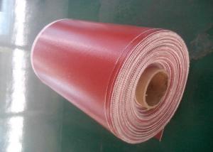Best 20 - 100m Length PTFE Coated Fiberglass Fabric With Flame Retardant For Construction,Red Color wholesale