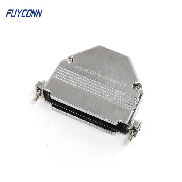 Cheap ISO9001 Metal Backshell Zinc D Sub Cover For 37P D Sub Connector for sale