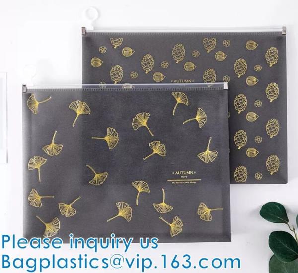 Cheap Office Stationery Products, A4 Size, Zipper Pen File Document Folders, Pockets Bags, Organizer, Paper File Folder for sale