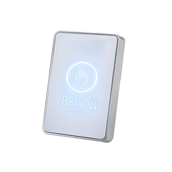 Cheap Russian Text White Touch sensor Exit Button 86*50mm for sale