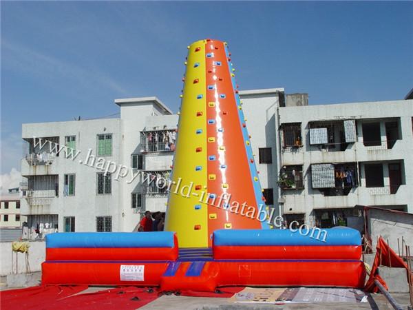 Cheap inflatable rock climbing wall , inflatable climbing wall for sale