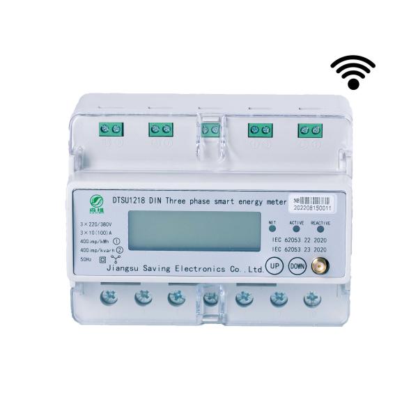 Cheap -25℃ To +55℃ Din Rail Power Meter 3 Phase Smart Meter And Prepaid Meter for sale
