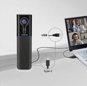 China VGA Lens Tongveo AI Conference Video Camera ROHS With Microphone Speaker on sale