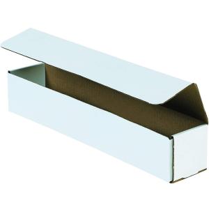 China F Flute Corrugated Cardboard Box Logo Spot UV Printing Brown Inside White Outside on sale