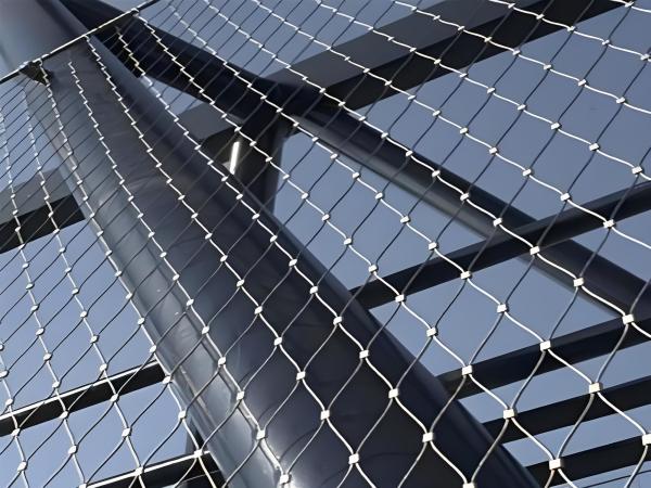 Cheap 7x7 Structure Stainless Steel Wire Rope Mesh Net Wire Rope Mesh Railing for sale