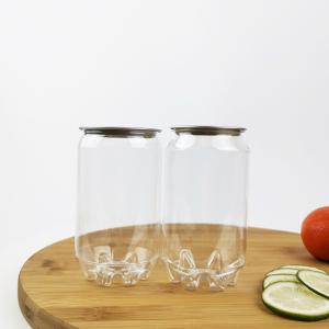 0.35L Plastic Storage Bottles Clear Plastic Containers With Snap Lid Sauces