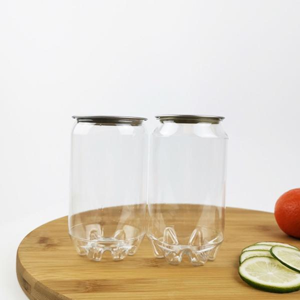 Cheap 0.35L Plastic Storage Bottles Clear Plastic Containers With Snap Lid Sauces for sale