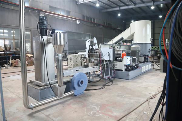 Cheap LDPE Film 90KW Plastic Recycling Lines Plastic Pelletizing Recycling Machine for sale
