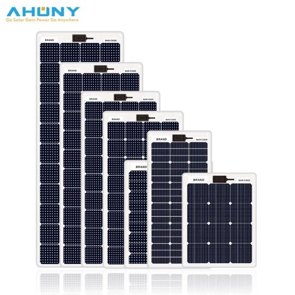 Cheap 80w Mono Rigid Sunpower Bifacial Solar Panels Transparent Solar Panel High Efficiency for sale