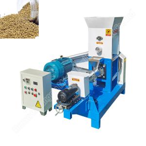 Best Floating Fish Feed Pellet Machine Floting Fish Feed Extruder Machine Pet Feed Making Machine wholesale