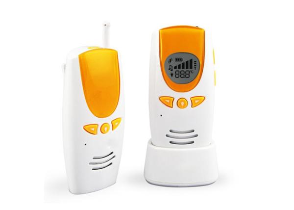 Cheap Security Alarm Portable Two Way Baby Monitors With 2 Way Communication Music Lullaby for sale