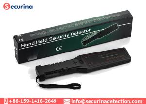Best 9V Battery Hand Held Metal Security Detector 22KHz GC1002 With LED Indicator wholesale