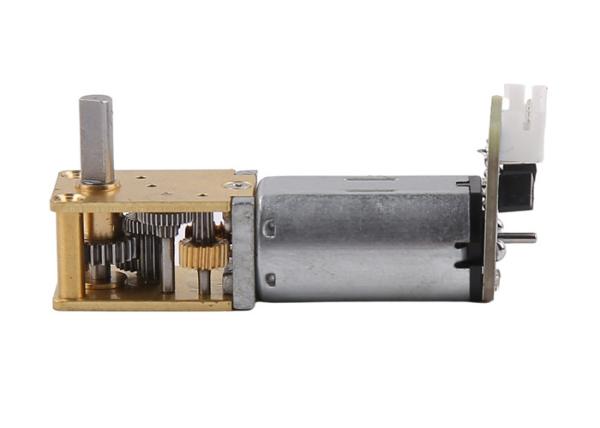 Cheap High Torque Worm N20 DC Gear Motor With Magnetic Encoder Encoder resolution 7PPR/12 PPR for sale