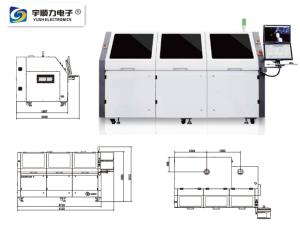 China Online Electromagnetic Pump Selective Wave Soldering Machine 380V on sale