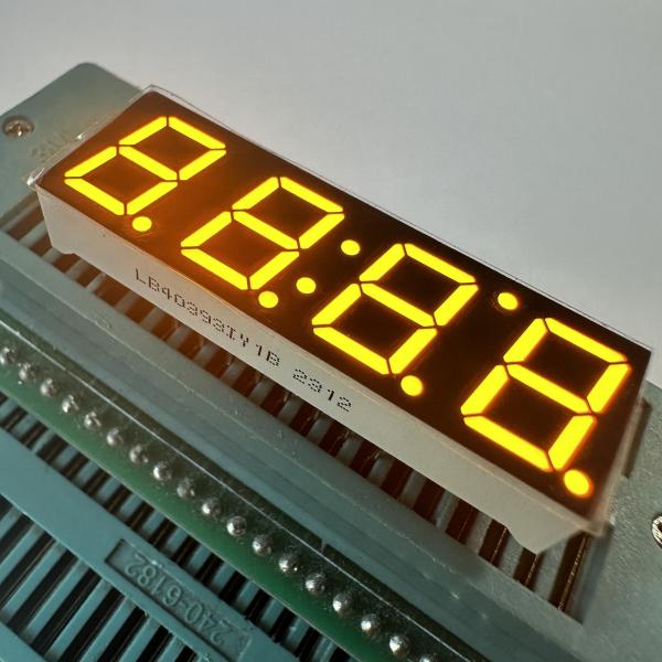 Cheap 0.39"Yellow 7Segment LED Display Common Anode for Temperature Humidity Indicator for sale