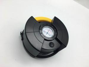 Best DC12V Car Air Inflator Compressor With Gauge For Different Tires , Black And Yellow Color wholesale