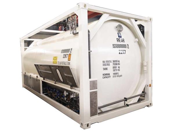 Cheap CSC Cryogenic Oxygen Tanks CNG T75 Tank Container For Lo2 Ln2 CO2 for sale