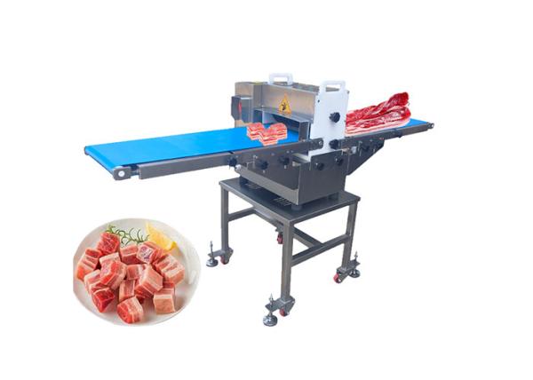 Cheap Industrial Automatic Cutting Machine Adopted Conveyor Feeding For Meat Without Bones TJ-309B for sale