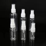 Hard Plastic Body Mist Spray Bottle With Transparent PET Bottle