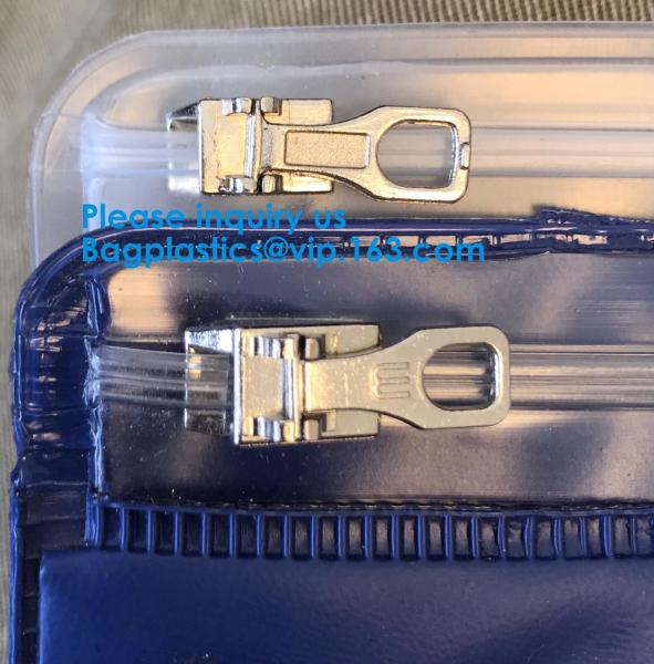 Cheap A4 Clear Pvc Zipper File Bag A5 Clear Pvc Document Bag With Red Zipper B5 Pvc Envelope Bag With Card Pouch for sale