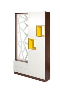 Light Color Hall Partition Cupboard Space Saving