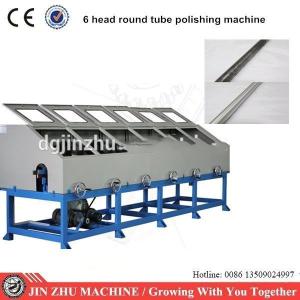 6 Heads Automatic Buffing Machine , Stainless Steel Pipe Polishing Machine