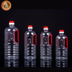 Custom Plastic Condiment Bottles 800ml 900ml Transparent PET Soy Sauce Bottle