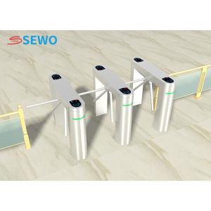 Best Fully Automatic Tripod Turnstile , Tripod Access Control System 45people/min wholesale
