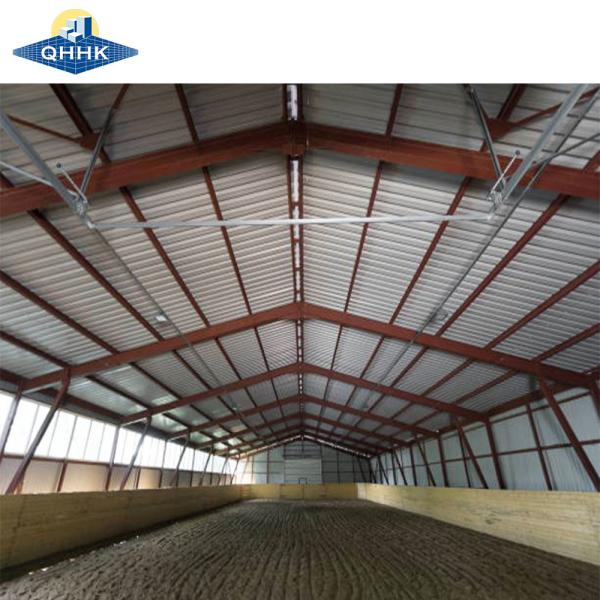 Cheap Structural Steel Building Construction Agricultural Sheds For Riding Venue / Storage Warehouse for sale