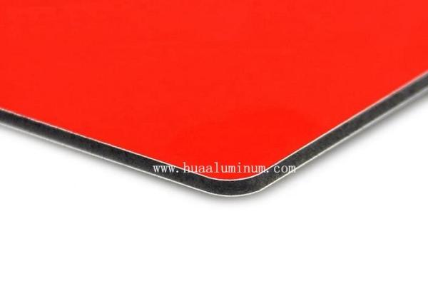 Cheap Weather Resistant 1250mm PVDF Aluminium Composite Panel Flat Surface for sale