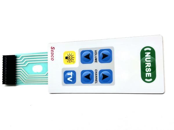 Cheap Harsh Finish Membrane Keypad Switch With Blind Spot Button For Automotive Controls for sale