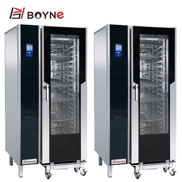 Cheap 4 Pan Combi Function Blue Gas Convection Oven for sale