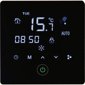China Touch Type Indoor Digital Thermostat Square Mechanical Temperature Controller on sale