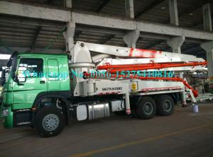 Best 4 Arms Cement Pumping Machine / Concrete Construction Equipment SY5295T 80 Km/H wholesale