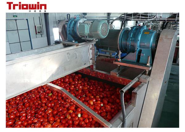 Cheap 220V/380V Small Scale  Tomato Paste Processing Line With Sorting Section for sale