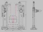 360° Chain Overturning I Beam Rotator Use 4x1.5 KW Motors Loading Capacity of T