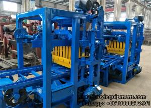 China 4-26 semi-automatic concrete block machine color paving block machine on sale