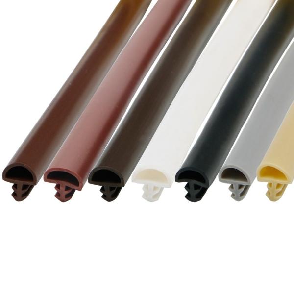 Cheap Soft PVC T Shaped UPVC Door And Window Seal Anti Collision for sale