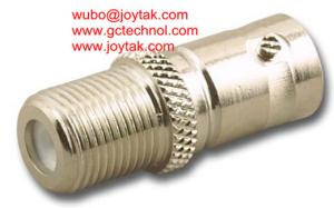 China BNC Female To F Male BNC Adapter female to F connector female Coaxial Adaptor all brass on sale