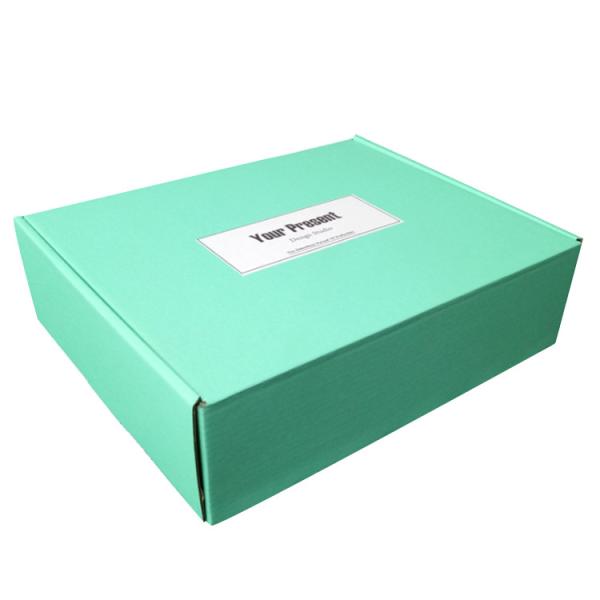 Cheap Large Size Custom Printed Shipping Boxes Green Color BV Certification for sale