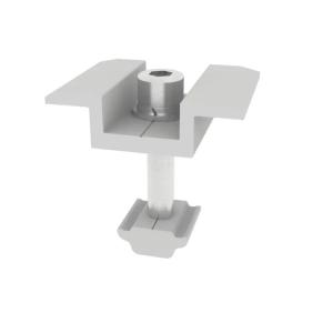 Snow Load 1.4KN/m2 Solar End Clamp for Solar Energy System in Solar Panel Mounting