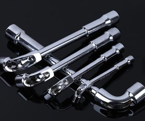 Cheap Imperial Fixed End Socket Wrench L Style Angled Socket Wrench Universal Keys Hand Tool for sale