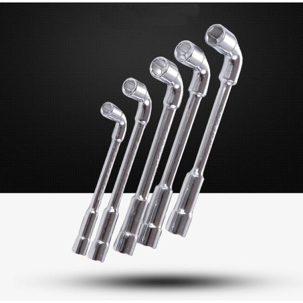 Cheap Professional Multi Size L Shaped Socket Wrench Tubular Angled Double Open for sale
