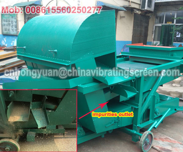 grain screening blow grain free of chaff sort out the wheat from the chaff
