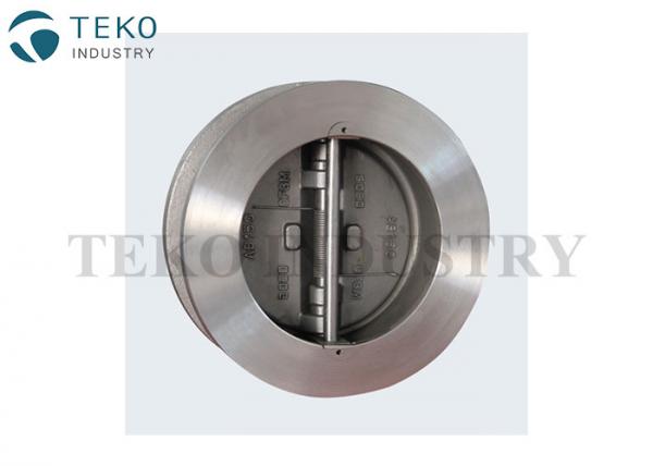 Cheap No Emission WCB Duo Check Valve Wafer Type Fire Safe Design For Hazardous Services for sale