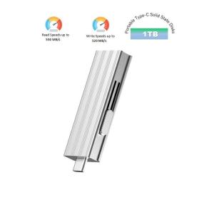                    Infinites Portable Type-C Solid State Disks Sk USB 3.2 Flash Drive Provides a Read Speed of up to 550MB/S and a Write Speed of 520MB/S 128GB             