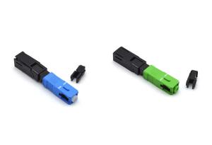 China FTTH 4mm Fiber Optic Cable Connector 2X3mm Multimode SC Connector on sale