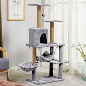 Best Multilayer Cat Climbing Tower SISAL MDF Cat Scratching Poles Trees wholesale